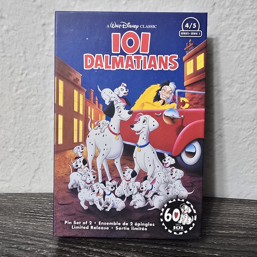 Disney 101 Dalmatians Pin Set Limited Release